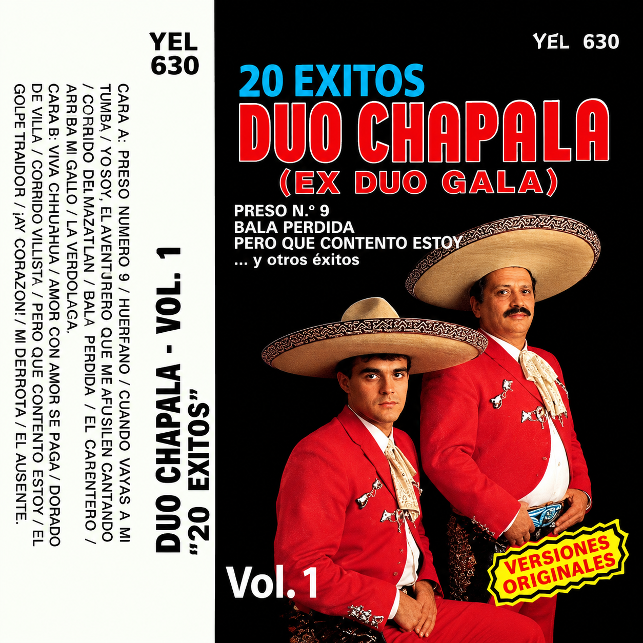 Dúo Chapala (Ex Dúo Gala) - 20 Éxitos Vol. 1