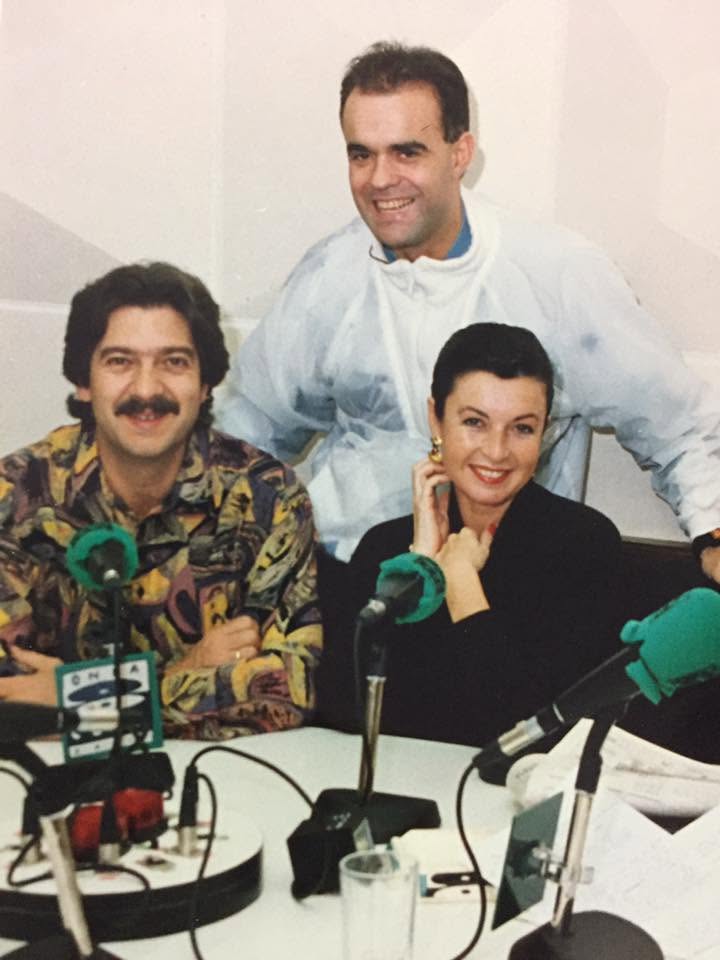 Juancho Ruiz junto a Chema Purón y Maite Mateos en Onda Cero