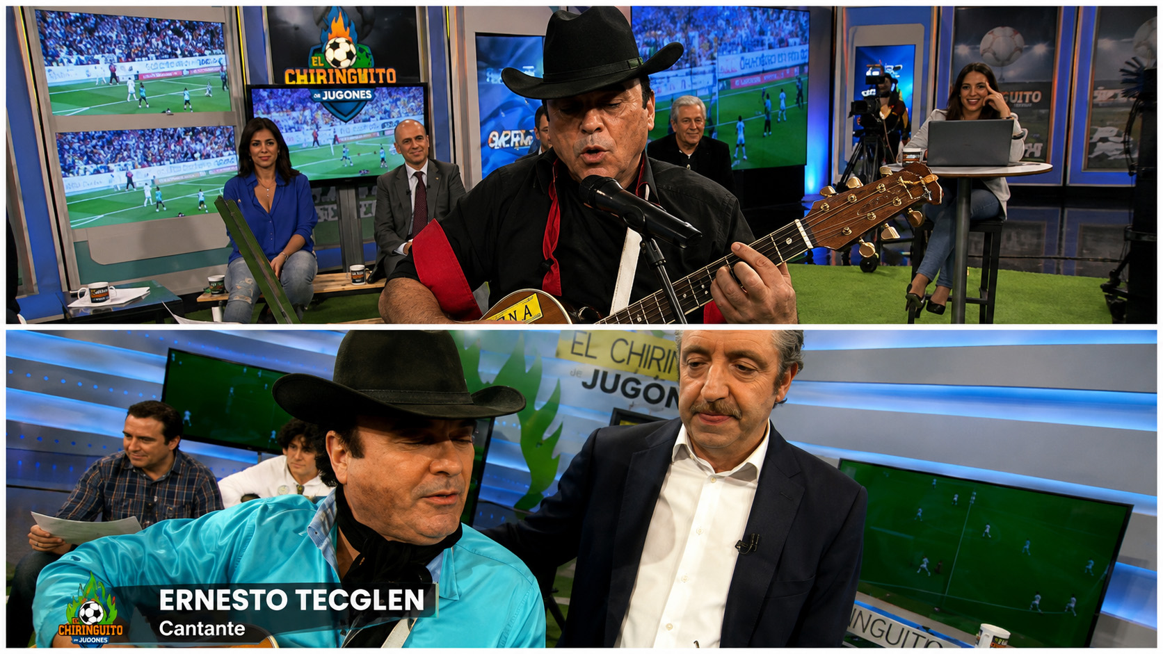 Ernesto Tecglen durante su paso por El Chiringuito