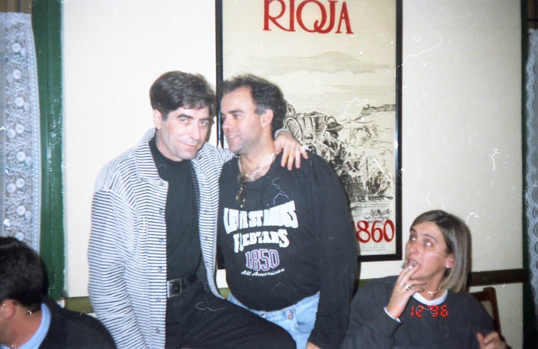 Juancho Ruiz junto a Joaquín Sabina durante su etapa en RTVE