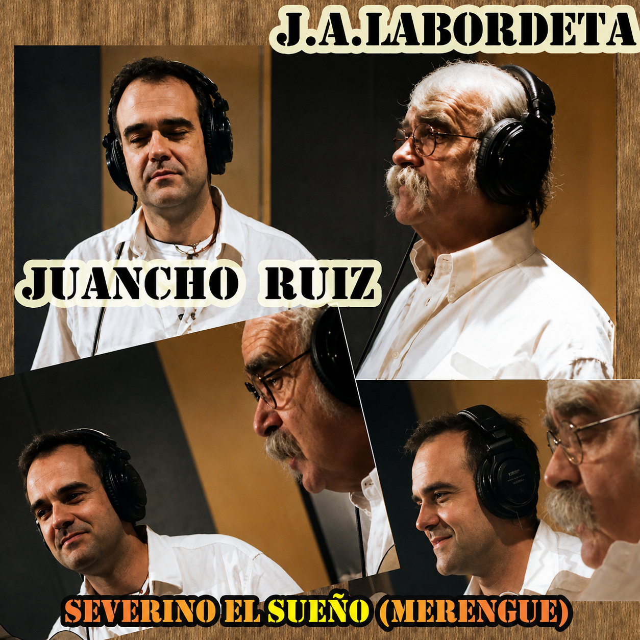 José Antonio Labordeta junto a Juancho Ruiz El Charro