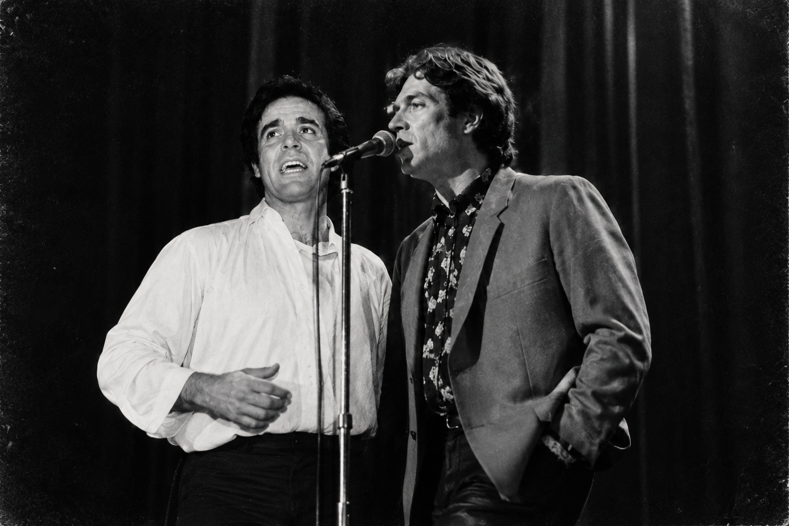 Joaquín Sabina junto a Juancho Ruiz El Charro
