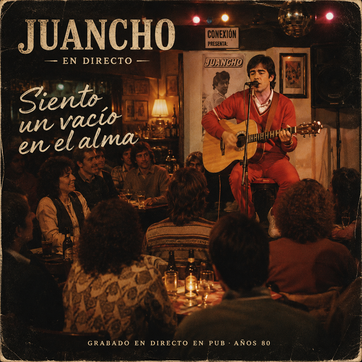 Juancho Ruiz El Charro durante una de sus primeras actuaciones en un pub