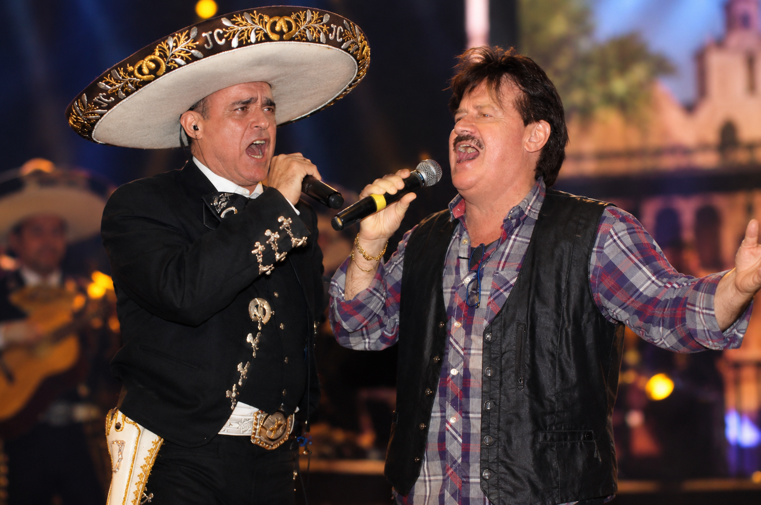 Teo Echaure junto a Juancho Ruiz El Charro
