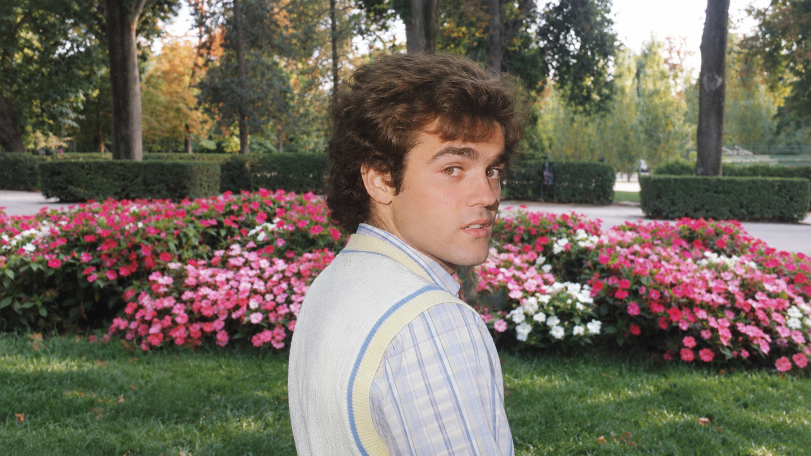 Juancho Ruiz durante su estancia en Madrid en 1980