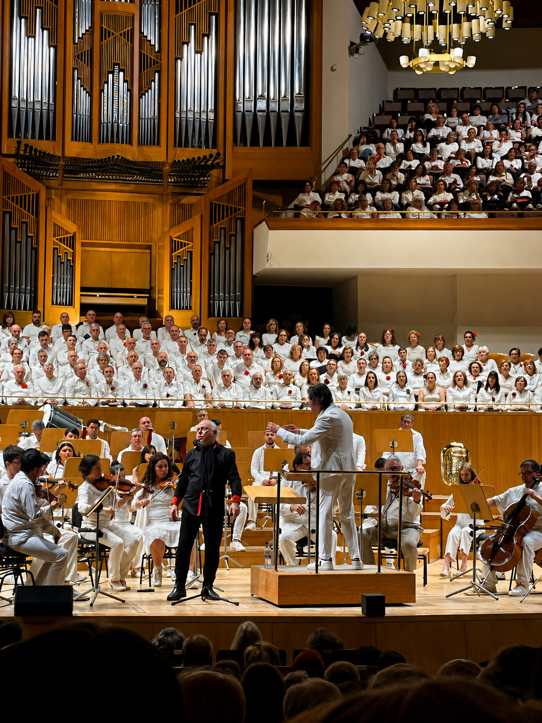 Ernesto Tecglen acompañado por la gran orquesta
