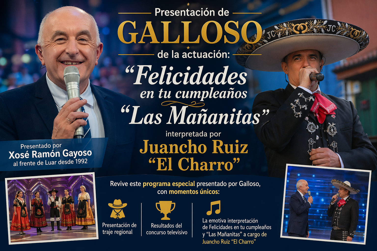 Juancho Ruiz El Charro durante una entrevista