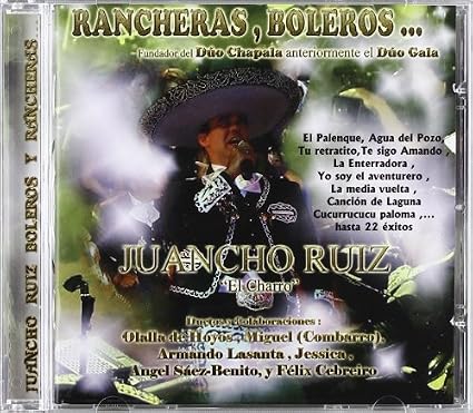 Portada del disco Rancheras, Boleros... de Juancho Ruiz El Charro